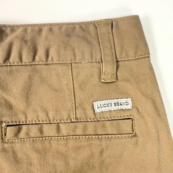 Lucky Brand Stretch Cotton Chino Shorts Adjustable Bundle New NWT